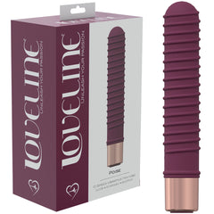 LOVELINE Poise Mini-Vibrator - Burgundy