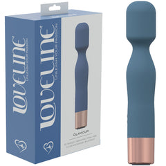 LOVELINE Glamour Mini-Wand Vibrator - Blue