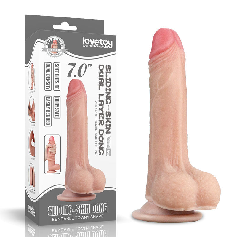 Sliding Skin Dual Layer Dong 7"