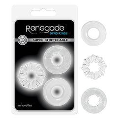 Renegade Dyno Cock Rings - Clear