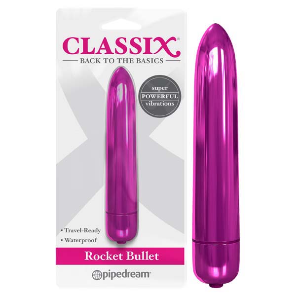 Classix Rocket Bullet Vibrator Pink