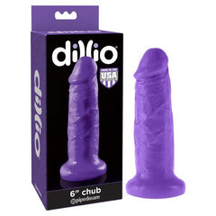 Dillio 6'' Dildo Chub - Purple