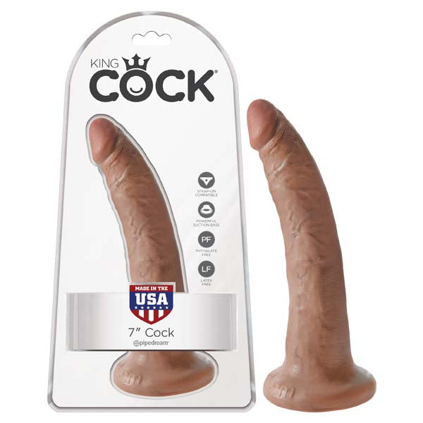 King Cock 7'' Tan 17.8cm Dildo