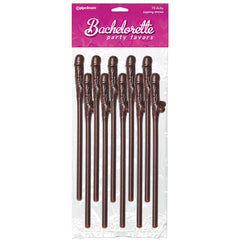 Bachelorette Party Favours - 10 Dicky Sipping Straws
