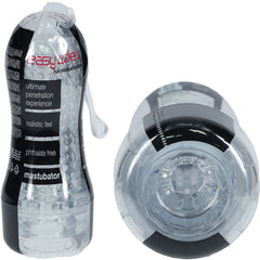 SHOTS Easy Rider Round Style Masturbator - Clear