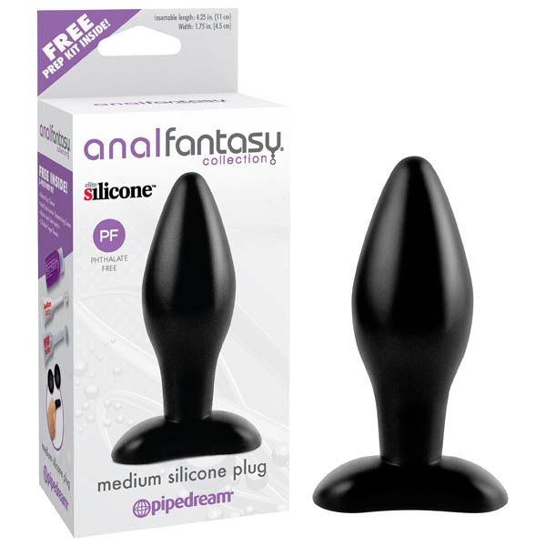 Anal Fantasy Collection Medium Silicone Butt Plug - Mr and Mrs D's