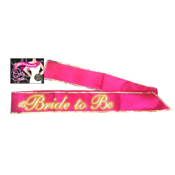 Bride - To - Be Sash - Glow In The Dark - Mr and Mrs D's
