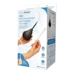 CleanScene 7 Piece Anal Douche Set with Flexible Tip Head - Mr and Mrs D's