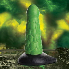 Creature Cocks Radioactive Reptile Thick Scaly Silicone Dildo - Mr and Mrs D's