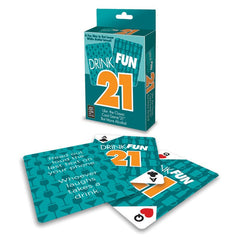 Drink Fun 21 - Adult Drinking Party Game - Mr and Mrs D's