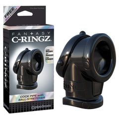 Fantasy C - ringz Cock Pipe Cock Ring With Ball Stretcher - Mr and Mrs D's