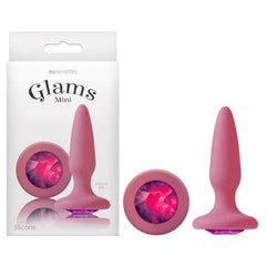 Glams Mini Butt Plug Pink Gem - Mr and Mrs D's