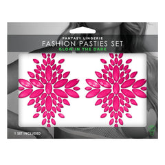GLOW Fashion Pink Nipple Pasties Set - Mr and Mrs D's