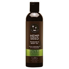 Hemp Seed Massage & Body Oil Naked in the Woods 237ml - Mr and Mrs D's