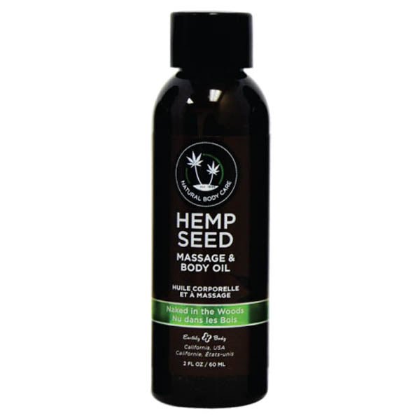 Hemp Seed Massage & Body Oil Naked in The Woods - 60ml - Mr and Mrs D's