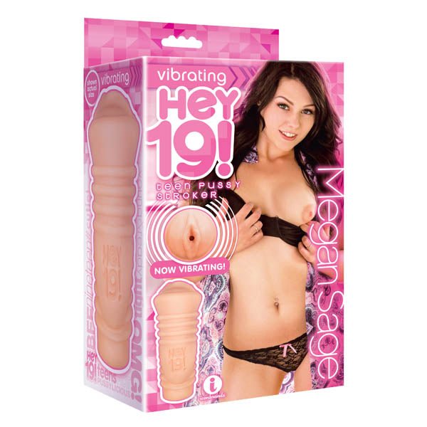 Hey 19! Megan Sage - Flesh Teen Vibrating Vagina Masturbator - Mr and Mrs D's