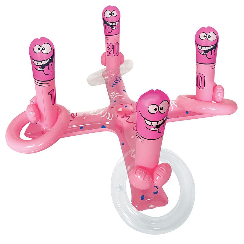 Inflatable Pecker Toss Game - Mr and Mrs D's
