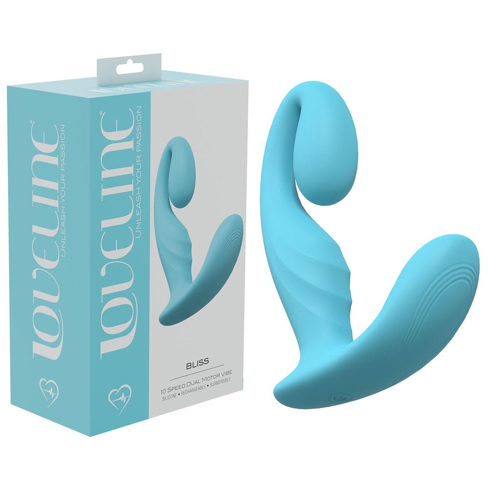 LOVELINE Bliss Vibrator - Blue - Mr and Mrs D's