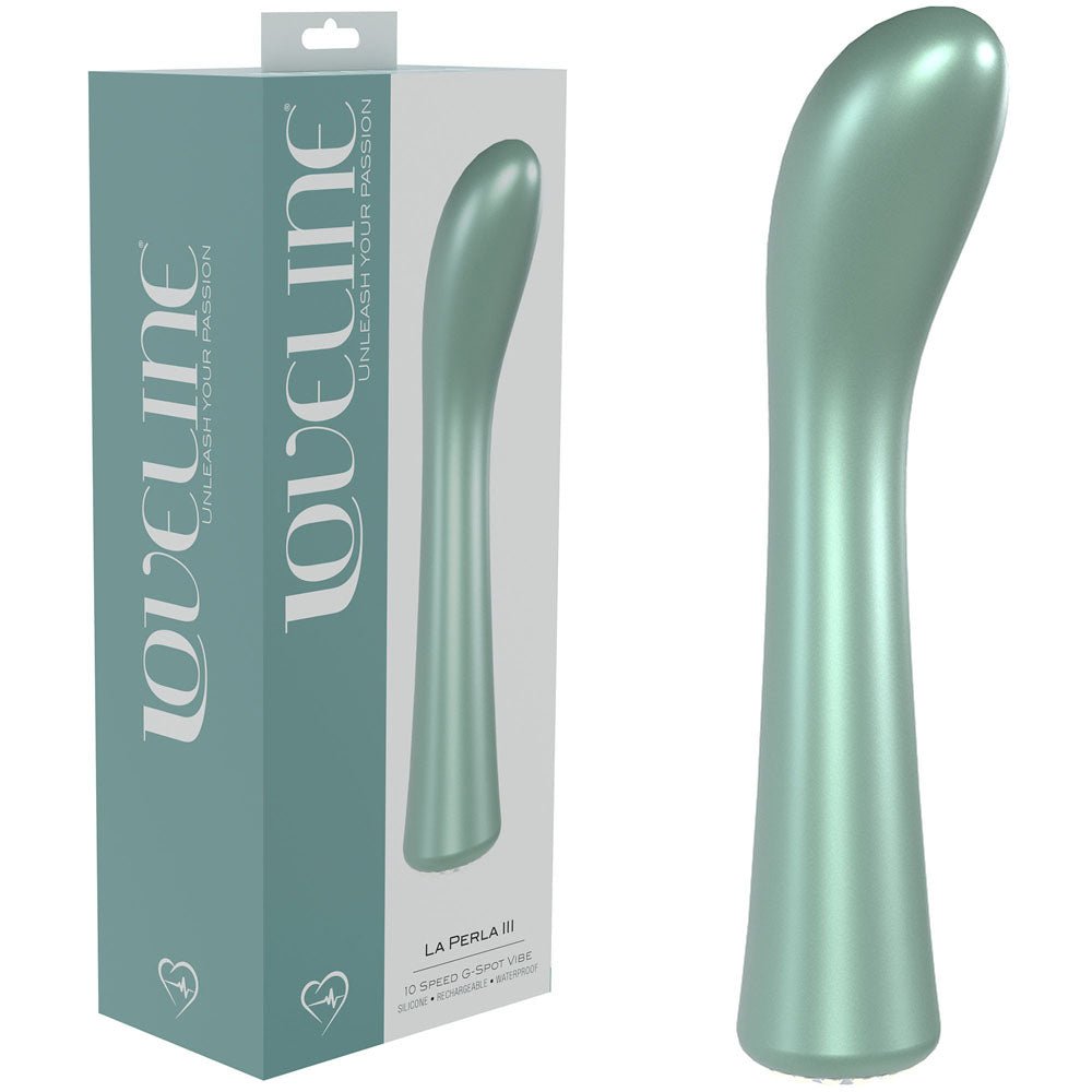 LOVELINE La Perla III G - spot Vibrator - Green - Mr and Mrs D's