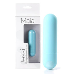 Maia Jessi Bullet Vibrator - Blue - Mr and Mrs D's