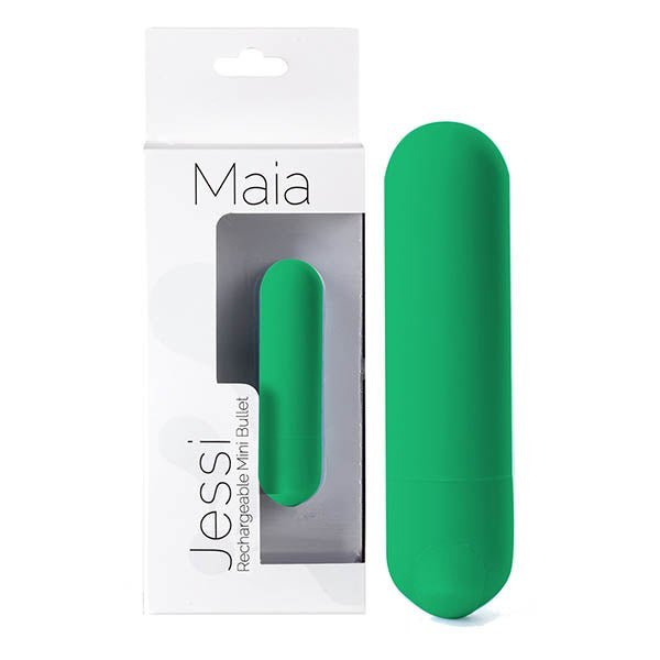 Maia Jessi Bullet Vibrator - Green - Mr and Mrs D's