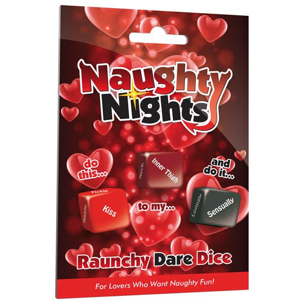 Naughty Nights Raunchy Dare Dice - Lovers Dice Game - Mr and Mrs D's