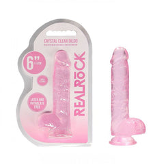 RealRock 6'' Realistic Dildo With Balls - Mr and Mrs D's