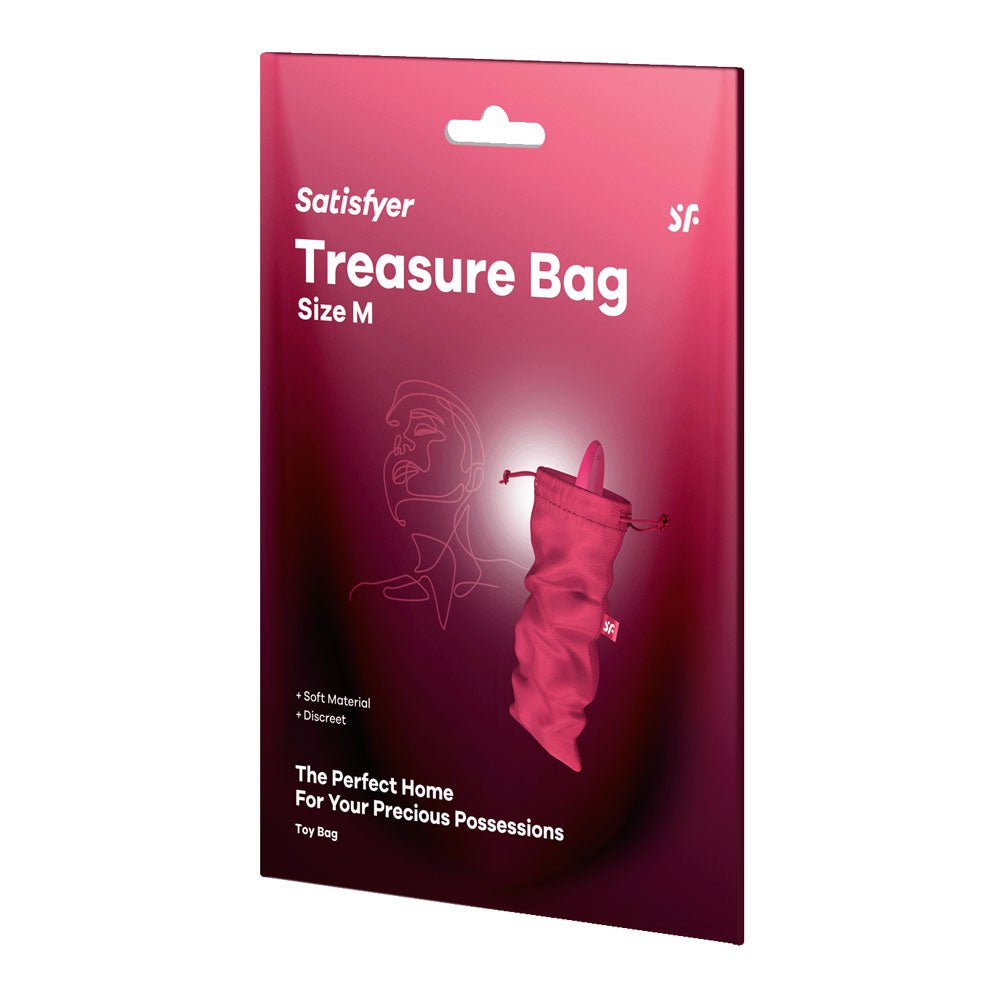 Satisfyer Treasure Toy Bag Medium - Pink - Mr and Mrs D's