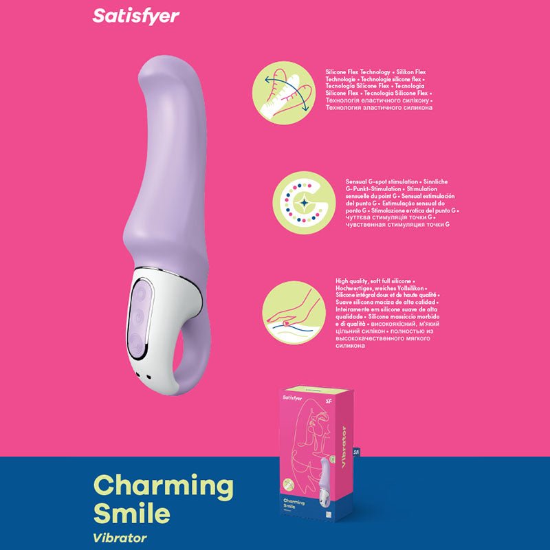 Satisfyer Vibes - Charming Smile Vibrator - Mr and Mrs D's