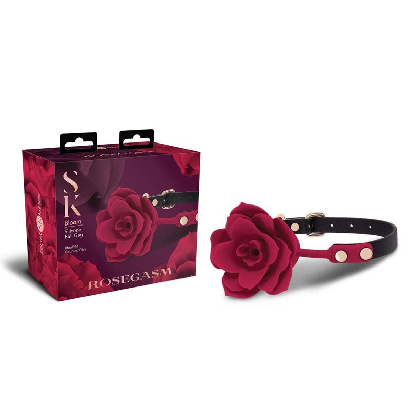 Secret Kisses ROSEGASM BLOOM SILICONE GAG - Mr and Mrs D's