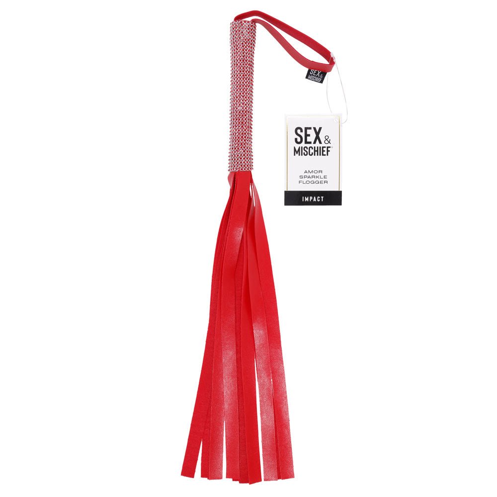 Sex & Mischief Amor Sparkle Flogger - Mr and Mrs D's