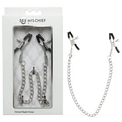 Sex & Mischief Chained Nipple Clamps - Mr and Mrs D's