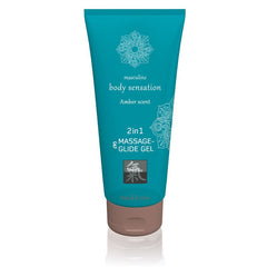SHIATSU 2 in 1 Massage & Glide Gel Amber Scent - Mr and Mrs D's