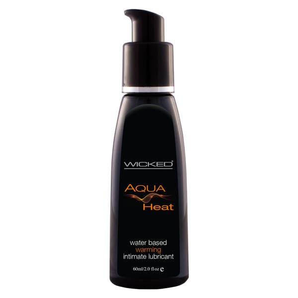 Wicked Aqua Heat Lube 60ml - Mr and Mrs D's