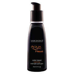Wicked Aqua Heat Lube 60ml - Mr and Mrs D's