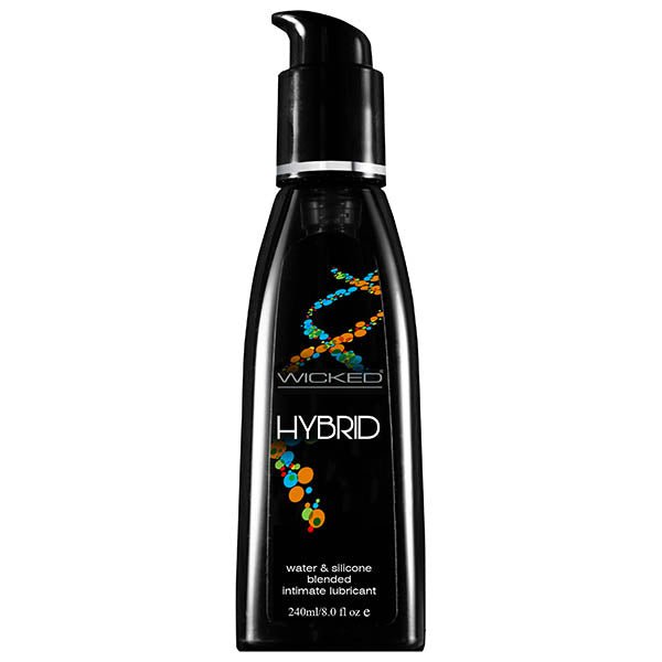 Wicked Hybrid - Water & Silicone Blended Lubricant - 240 ml Bottle - Mr and Mrs D's