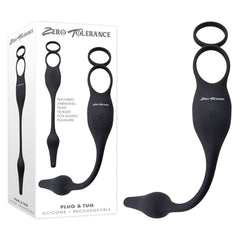 Zero Tolerance PLUG & TUG Vibrating Butt Plug and Penis Ring - Mr and Mrs D's