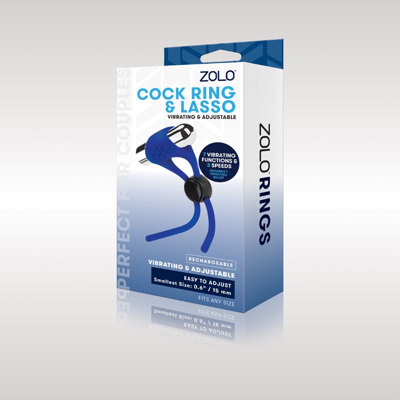 Zolo Rechargeable Cock Ring & Lasso - Mr and Mrs D's